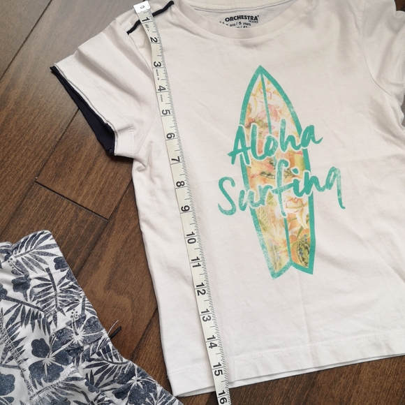 Boys surf-themed cotton set - size 5 - Picture 15 of 16